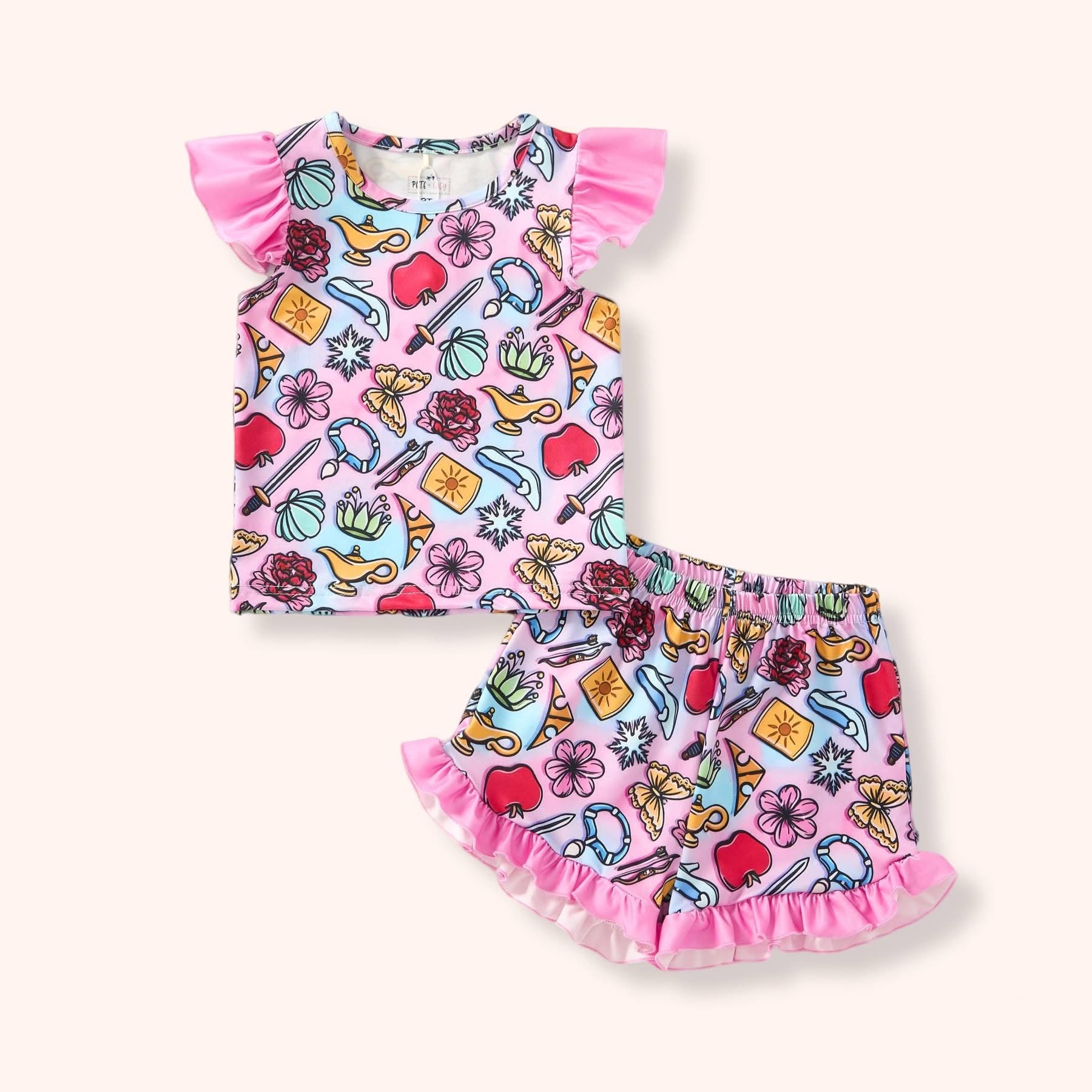 Princess Mash Up - Loungewear Set - 12-18 months